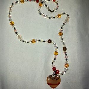 Heart Pendant Necklace 🧡